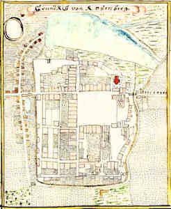 Grundris von Rosenberg - Plan miasta